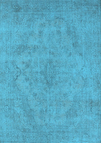 Oriental Light Blue Industrial Rug, urb2187lblu