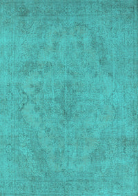 Oriental Turquoise Industrial Rug, urb2187turq