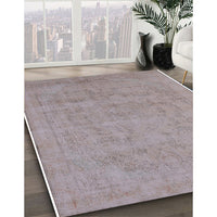 Mid-Century Modern Pink Oriental Rug, urb2188