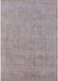 Machine Washable Industrial Modern Rosy Pink Rug, wshurb2188