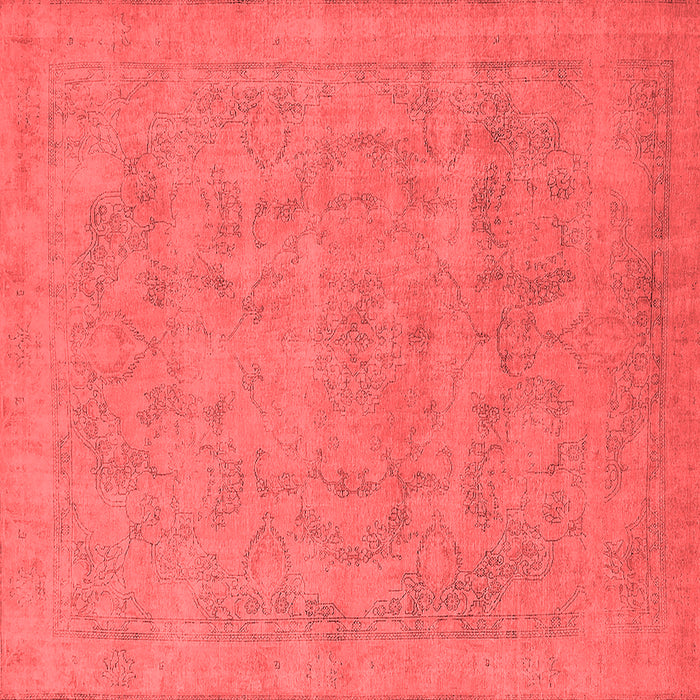 Machine Washable Oriental Red Industrial Rug, wshurb2188red