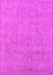 Machine Washable Oriental Pink Industrial Rug, wshurb2188pnk