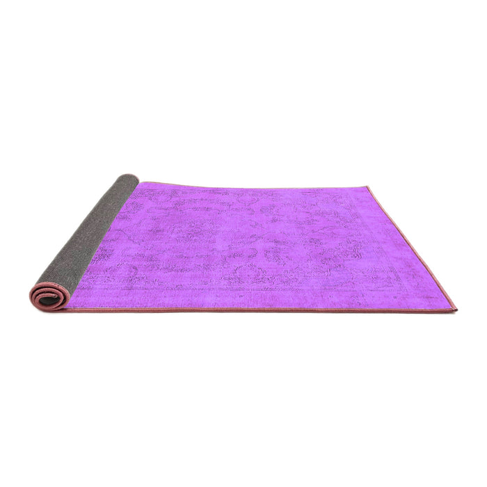 Sideview of Oriental Purple Industrial Rug, urb2188pur