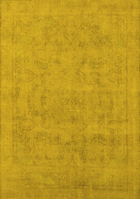 Oriental Yellow Industrial Rug, urb2188yw