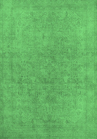 Oriental Emerald Green Industrial Rug, urb2189emgrn