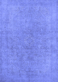 Oriental Blue Industrial Rug, urb2189blu