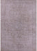 Mid-Century Modern Silver Pink Oriental Rug, urb2189