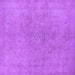 Square Oriental Purple Industrial Rug, urb2189pur