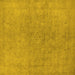 Square Oriental Yellow Industrial Rug, urb2189yw