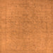 Square Oriental Orange Industrial Rug, urb2189org