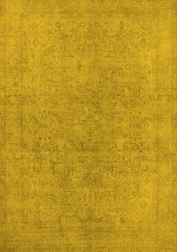 Oriental Yellow Industrial Rug, urb2189yw