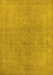 Oriental Yellow Industrial Rug, urb2189yw