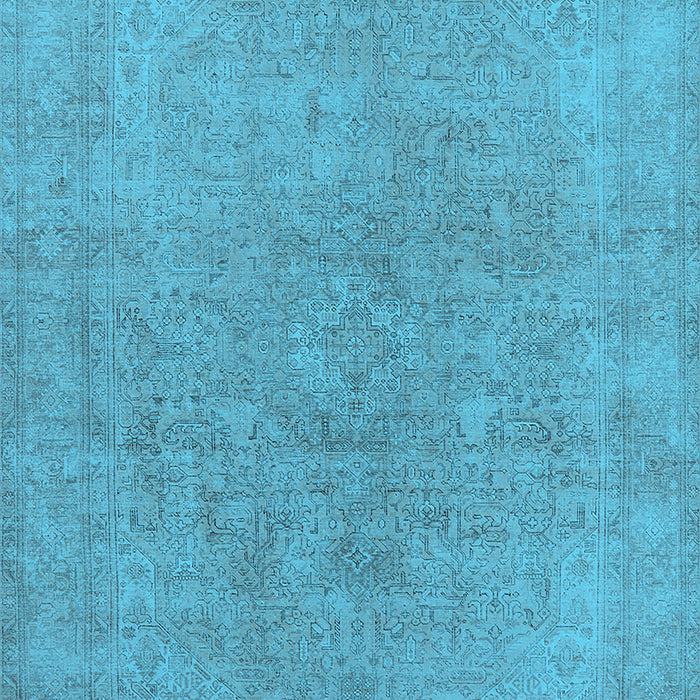 Oriental Light Blue Industrial Rug, urb2189lblu