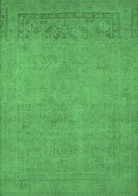 Oriental Emerald Green Industrial Rug, urb2190emgrn