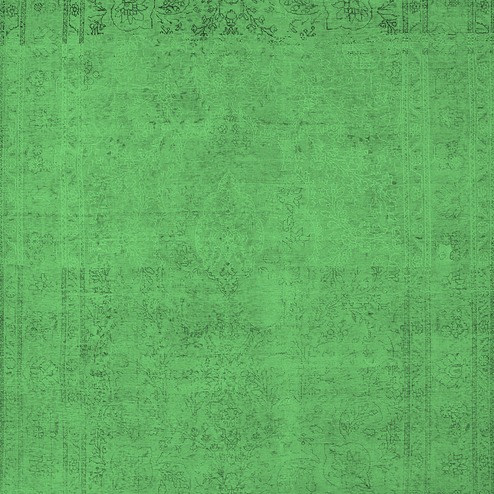 Oriental Emerald Green Industrial Rug, urb2190emgrn