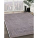 Machine Washable Industrial Modern Rose Dust Purple Rug in a Family Room, wshurb2190