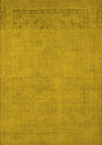 Oriental Yellow Industrial Rug, urb2190yw