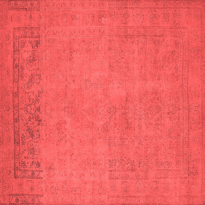 Machine Washable Oriental Red Industrial Rug, wshurb2190red