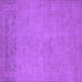 Square Oriental Purple Industrial Rug, urb2190pur