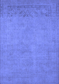 Oriental Blue Industrial Rug, urb2190blu