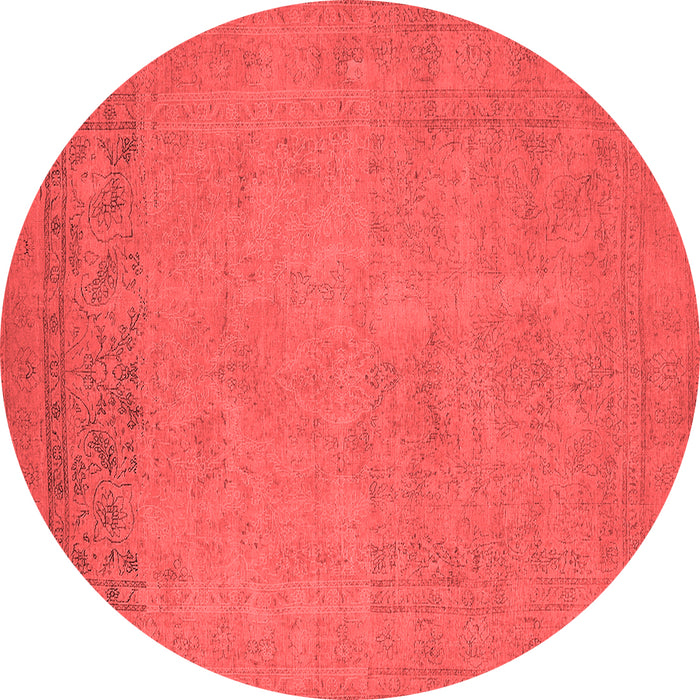 Machine Washable Oriental Red Industrial Rug, wshurb2190red