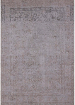 Mid-Century Modern Rose Purple Oriental Rug, urb2190