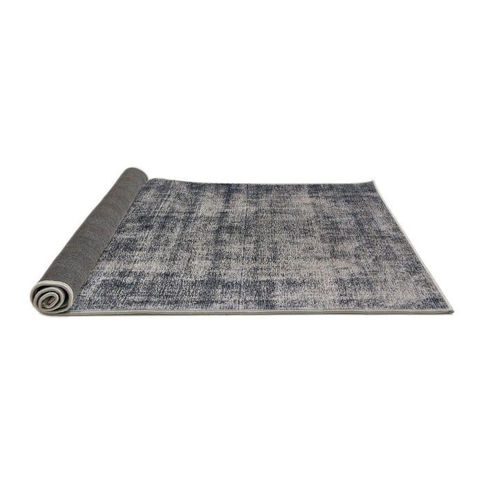 Sideview of Mid-Century Modern Dark Gray Oriental Rug, urb2191