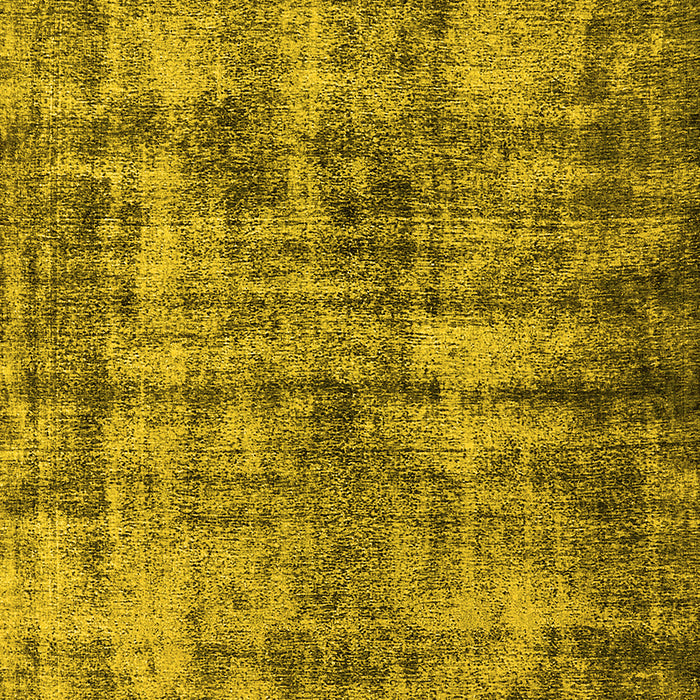 Machine Washable Oriental Yellow Industrial Rug, wshurb2191yw