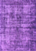 Machine Washable Oriental Purple Industrial Area Rugs, wshurb2191pur