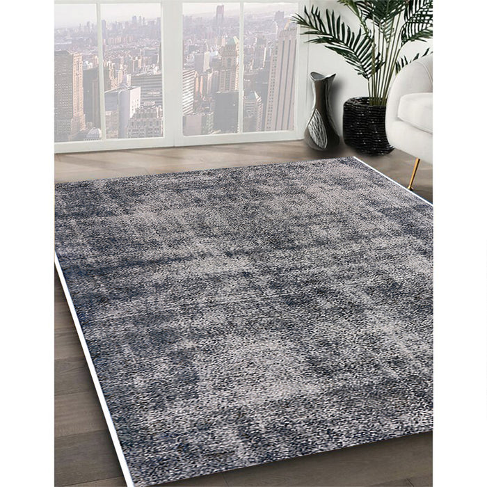 Machine Washable Industrial Modern Dark Gray Rug in a Family Room, wshurb2191