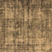 Square Oriental Brown Industrial Rug, urb2191brn