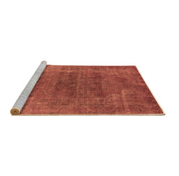 Sideview of Machine Washable Oriental Brown Industrial Rug, wshurb2192brn