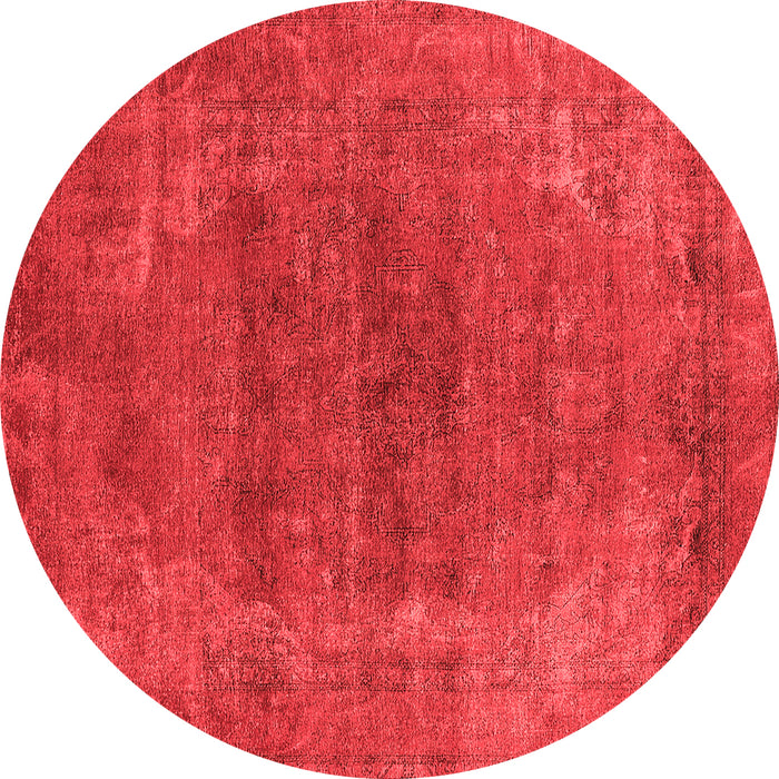Machine Washable Oriental Red Industrial Rug, wshurb2192red