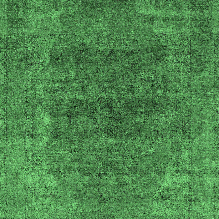 Oriental Emerald Green Industrial Rug, urb2192emgrn