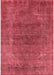 Mid-Century Modern Red Oriental Rug, urb2192