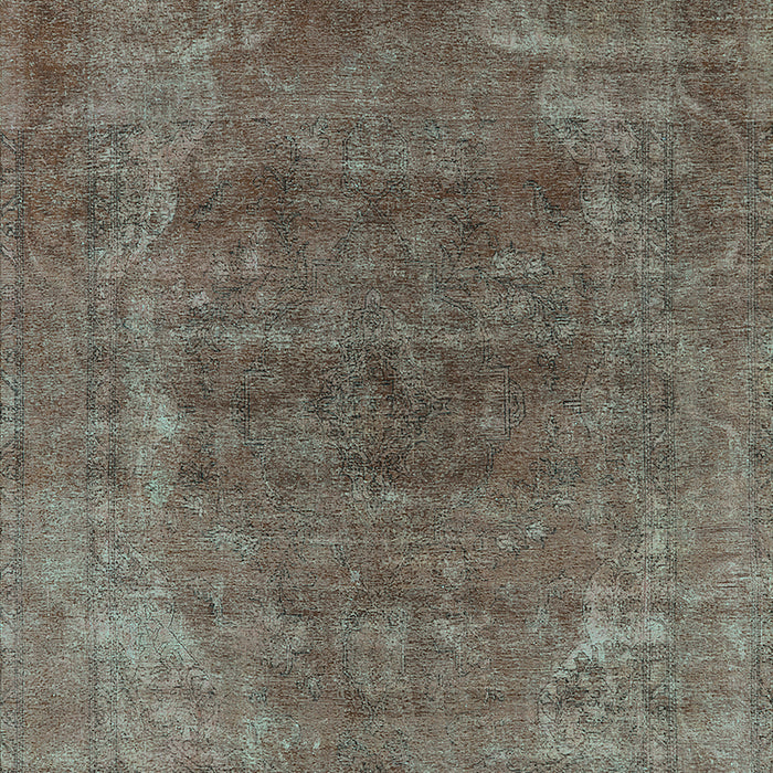 Oriental Turquoise Industrial Rug, urb2192turq