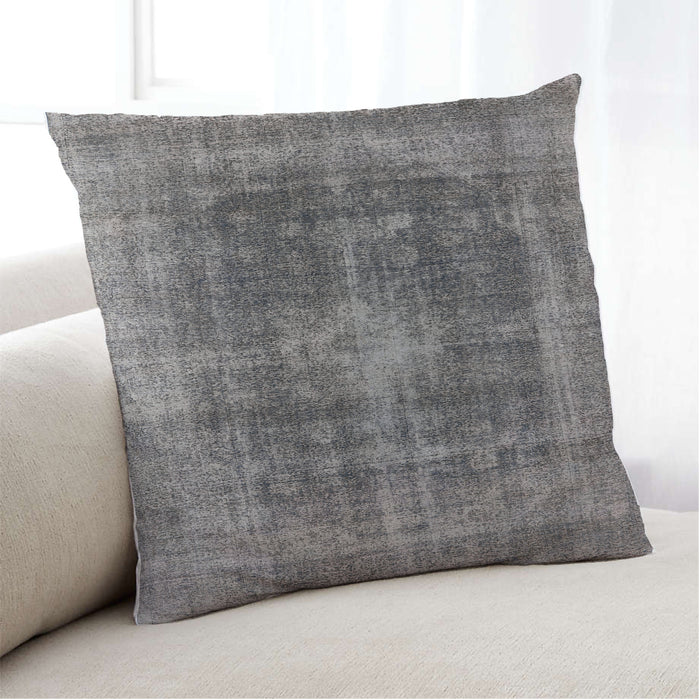 Lifestyle Image of Mid-Century Modern Urban Square Gray Throw Pillow, 18 inch by 18 inch, pwurb2193