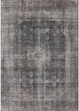 Mid-Century Modern Gray Oriental Rug, urb2193