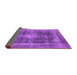 Sideview of Oriental Purple Industrial Rug, urb2193pur