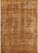 Mid-Century Modern Mahogany Brown Oriental Rug, urb2194