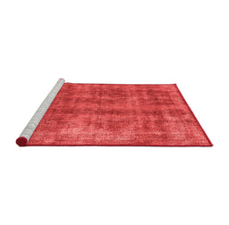 Industrial Red Washable Rugs