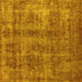 Square Oriental Yellow Industrial Rug, urb2194yw