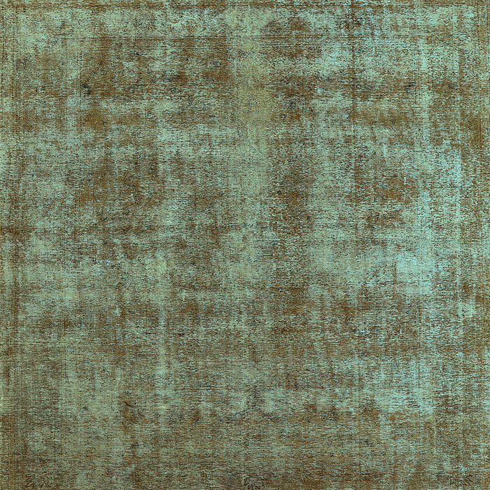 Square Oriental Light Blue Industrial Rug, urb2194lblu