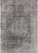 Machine Washable Industrial Modern Cloudy Gray Rug, wshurb2195