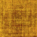 Square Oriental Yellow Industrial Rug, urb2196yw