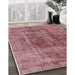 Machine Washable Industrial Modern Light Coral Pink Rug in a Family Room, wshurb2196