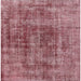 Square Machine Washable Industrial Modern Light Coral Pink Rug, wshurb2196