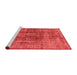 Industrial Red Washable Rugs