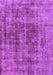 Machine Washable Oriental Purple Industrial Area Rugs, wshurb2196pur