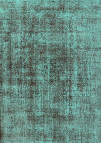 Oriental Turquoise Industrial Rug, urb2196turq